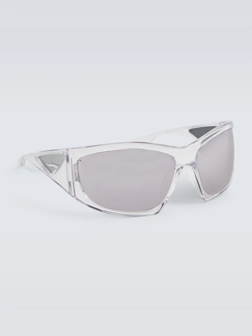 Givenchy Clear Mirror Sunglasses With Case